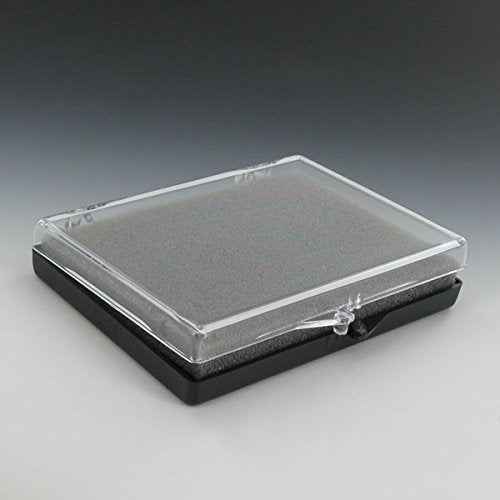 SHOP AWARDS AND GIFTS Medium Plastic Hinged Medal Box, Size 3-1/2 x 2-1/16 x 1/2 Inch - Pack of 12