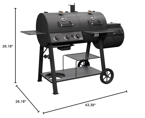 Oklahoma Joe's Canyon Combo DLX Charcoal and Propane Gas Smoker & Grill - 24203005