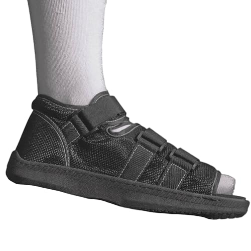 Brace On Post Op Shoe - Orthopedic Shoes for Women & Men, Walking Boot, Ankle Support for Men & Women, Plantar Fasciitis Brace, Medical Boot for Injury (Men, X-Large, Shoe Size 12 and up)