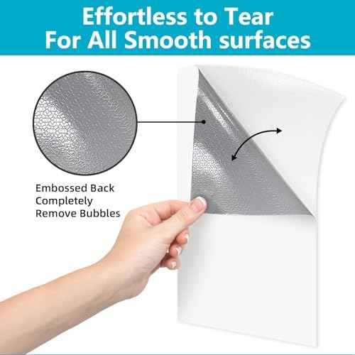 Dry Erase Board Sticker- Whiteboard Stickers-8.3''x11.7'' Removable Dry Erase Sheets- Fridge Dry Erase Paper for Wall/Desk/Refrigerator/Door/Locker/Home/Office/Classroom (White-20 Pcs)