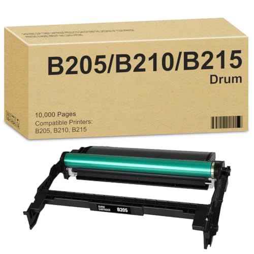 B205 Drum Cartridge (10,000 Pages/1 Pack) Replacement for Xerox 101R00664 Drum Cartridge Work for B205 B210 B215 Printer