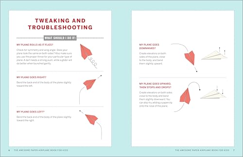 The Awesome Paper Airplane Book for Kids: Creative Designs and Fun Tear-Out Projects