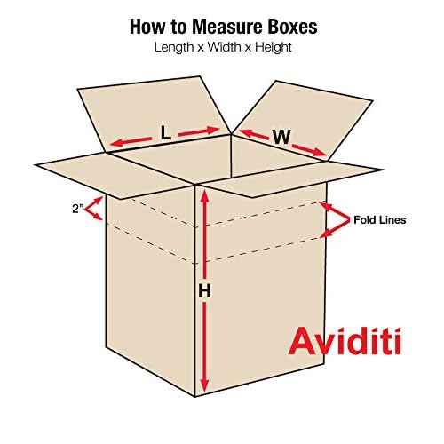 Aviditi Multi-Depth Boxes for Packing, Shipping, Moving and Storage