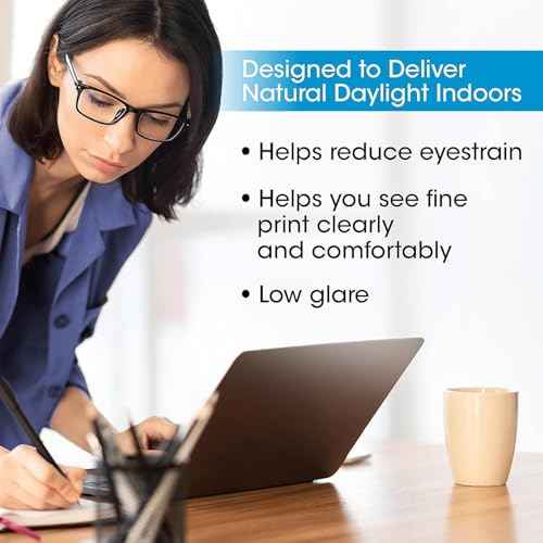 Ottlite Curve LED Desk Lamp with 4 Brightness Levels
