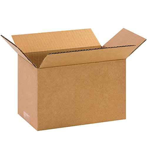 Boxes Fast BF1066 Long Cardboard Boxes, 10" x 6" x 6", Single Wall Corrugated, for Shipping or Moving Long and Narrow Items, Kraft (Pack of 25)