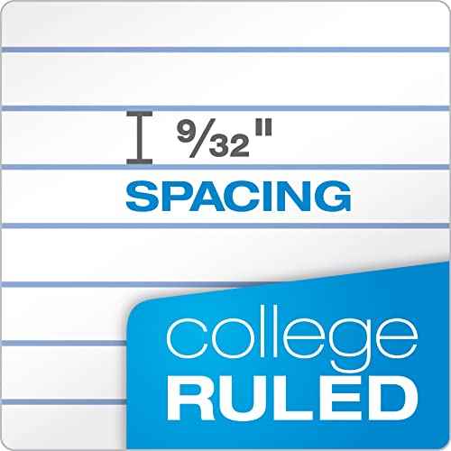 Oxford Loose Leaf Paper, 2000 Sheets, College Rule Filler Notebook Paper, 8-1/2" x 11", 3-Hole Punched Fits 3-Ring Binders, 4 packs of 500 (62331)
