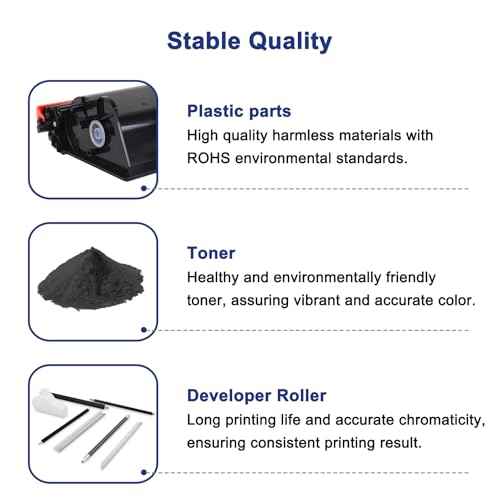 TN850 TN820 High Yield Toner Cartridge TN 850 TN-850 Replacement for Brother TN820 TN-820 TN 820 for HL-L6200DW MFC-L5700DW MFC-L5850DW HL-L5200DW MFC-L5900DW MFC-L6800DW Printer Black Ink 4-Pack
