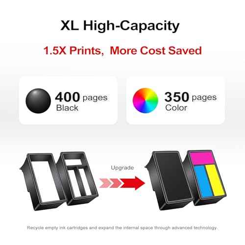 240XL 241XL Ink Cartridges Replacement for Canon Ink 240 241 PG-240 CL-241 XL Cartridges for MG3600 MG3620 TS5120 TS5100 MG3220 MG3520 MG2120 MX452 MX512 MX532 (Black Tricolor,2-Pack)