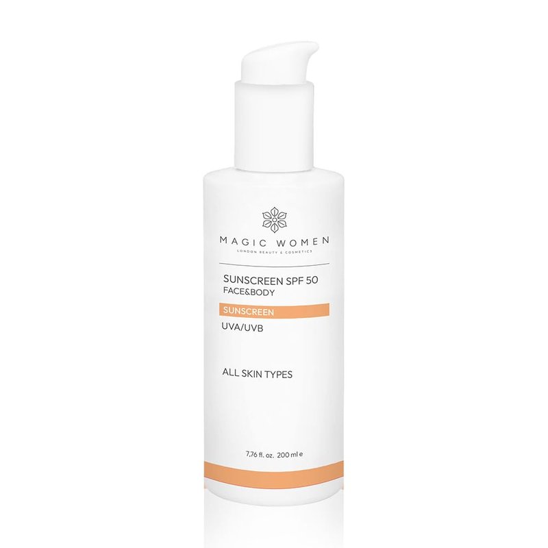 Magic Women Face Sunscreen SPF 50 – Daily Lightweight Sun Cream for Healthy-Looking Skin – 200ml