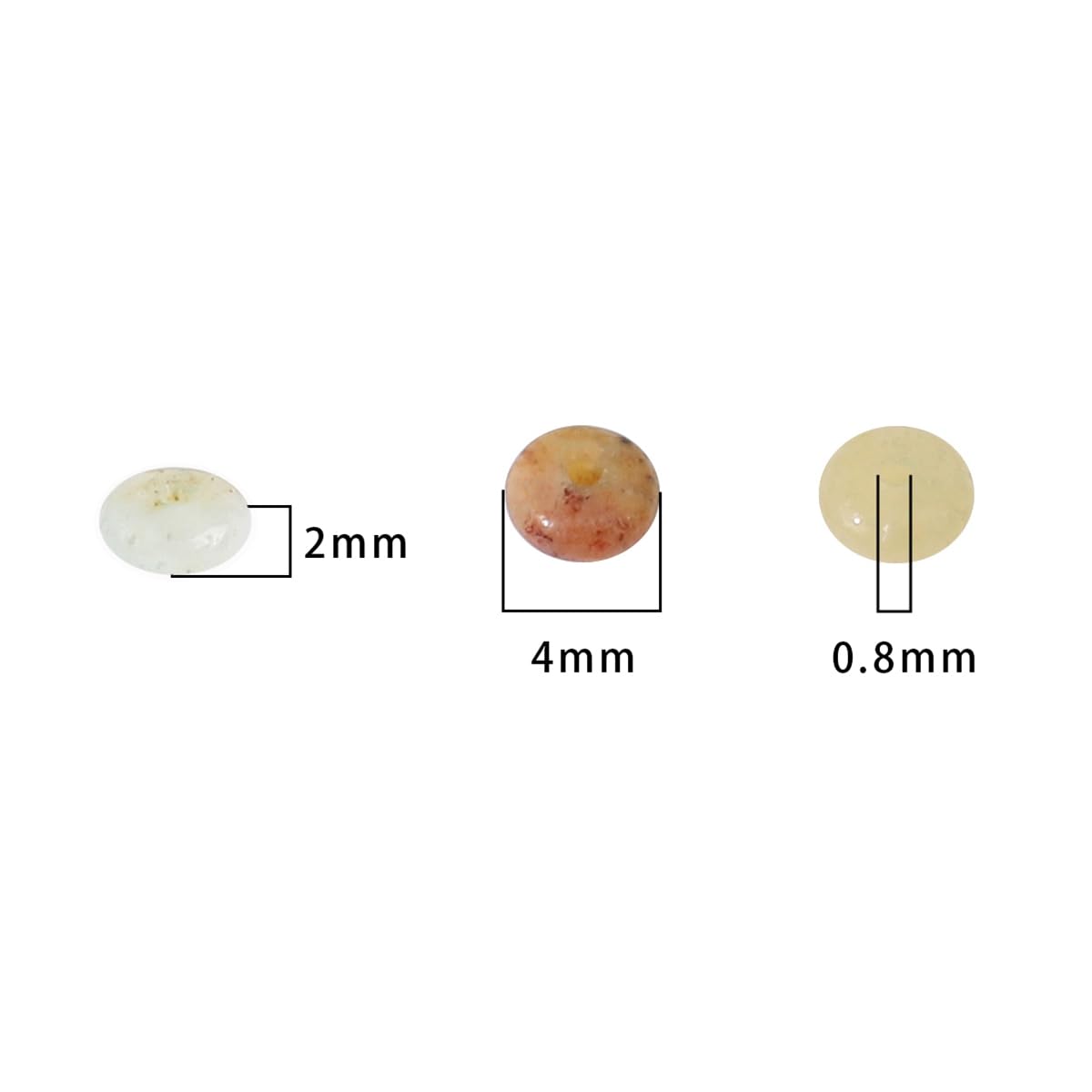 BEADIA Natural Amazonite Disk Stone Beads 4x2mm 160pcs Rondelle Loose Semi Gemstone Beads for Jewelry Making Design