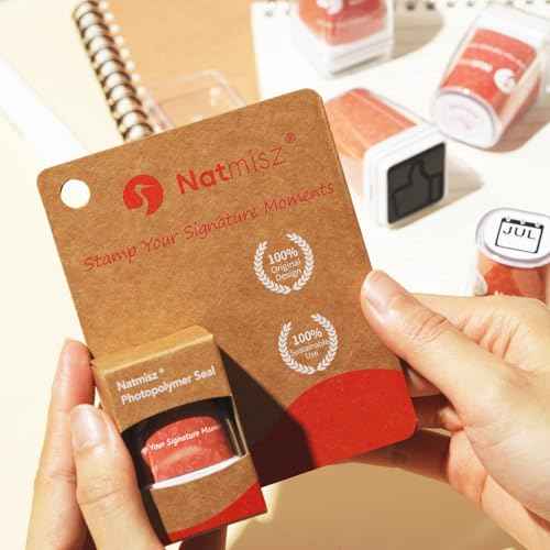 Marine Animal Self Inking Stamp Set - Exclusive Custom Design - Perfect for Daily Planner, Journaling Notebooks, Scuba Diving Log, Travel Hiking Camping Journal (5-Design Stamp Assortment)