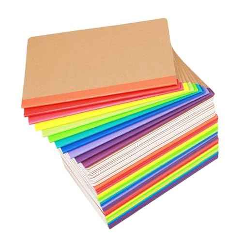 48 Pack A5 Kraft Notebook,Lines Pages - 60 Pages (30 Sheets), Wide Ruled,8.3¡±x 5.5¡± Small Kraft Notebook
