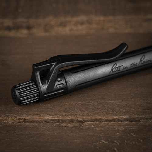 Rite in the Rain Weatherproof Durable Black Clicker Pen - Black Ink (No. BK11)