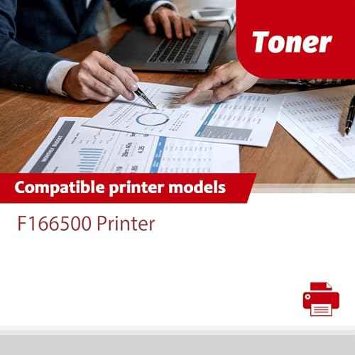 F166500 Black Toner Cartridge 1-Pack Replacement for Canon F166500 Black Cartridge Compatible with F166500 Printer