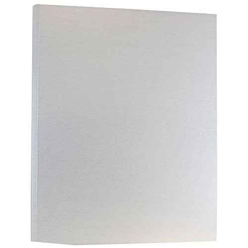 JAM PAPER Metallic 32lb Paper - 120 GSM - 8.5 x 11 - Silver Stardream Metallic - 100 Sheets/Pack