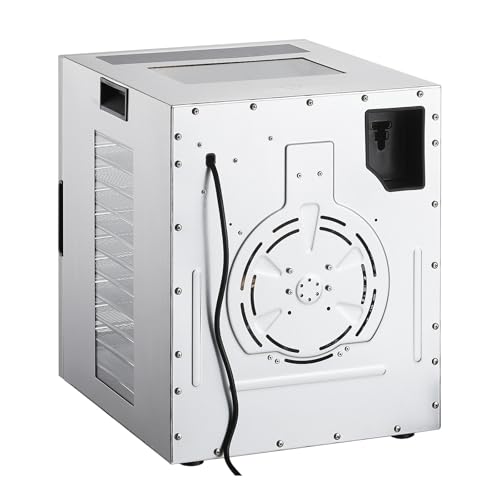 VEVOR Food Dehydrator, 12 Stainless Steel Trays Dehydrators Machine, 850W Food Dryer with Adjustable Temp & 24-Hour Timer, Dehydrator for Food and Jerky, Meat, Fruit, Vegetables, Herbs, Dog Treats