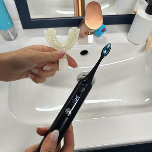 Y-Brush Ultra Premium - Sonic Toothbrush 6 Brushing Modes - 6-Month Battery with USB-C, Advanced Plaque Removal, Whitening Technology, Clinically Proven - Adult