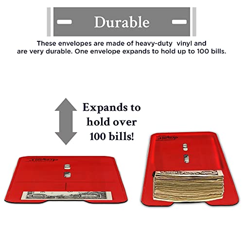 UBICON 49 Combo Reuseable Dropit Safe Envelope for Depositing of Currency and Money, Size 49, Combo