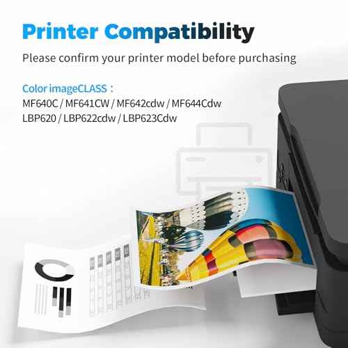 Compatible 054H Toner Cartridge Black Replacement for Canon 054 054H Toner Cartridge Compatible with Color ImageClass MF644Cdw LBP622Cdw MF642Cdw MF641Cdw MF641Cw Printer, 2-Black