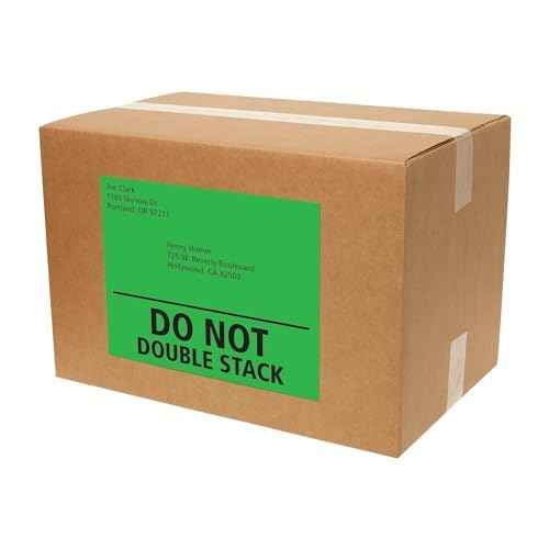 Avery Neon Shipping Labels for Laser Printers, 8-1/2" x 11", 100 Green Labels (5940)