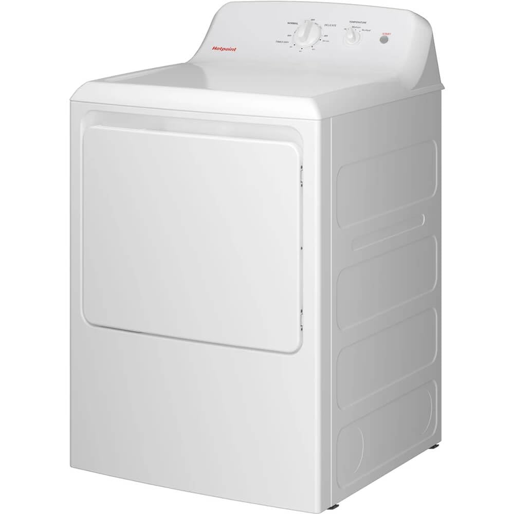 Hotpoint HTX26EASWWW 6.2 Cu. Ft. White Electric Dryer with Auto Dry