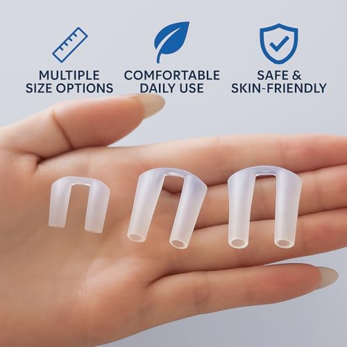 Nostril Retainer & Nose Splint for Rhinoplasty Recovery | Post‑Surgery Nostril Shaper & Support Device | 100% High Grade Silicone Nose Support for Deviated Septum & 24h Comfort (8)