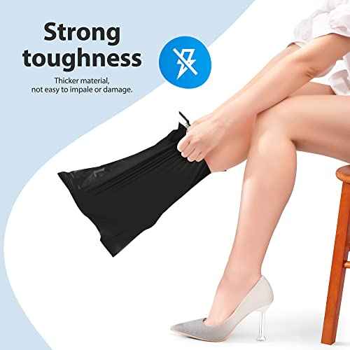 Fuxury 500 Pcs 12x15.5" Poly Mailers,Black Shipping Bags Bulk for Clothing,Strong Adhesive Sealing, Waterproof, Tear-resistant Postal Mailing Poly Bags for Books,Accessories,Business