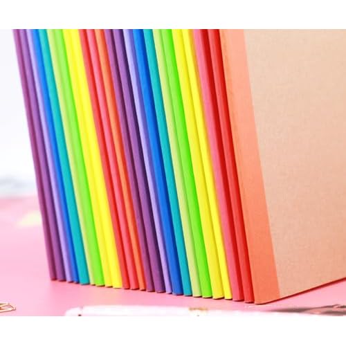 48 Pack A5 Kraf Notebooks Lined Journal Bulk Writing Diary Subject Notebooks Planner with Thick Paper, 60 Pages, 30 Sheets, 8.3x5.5 inch