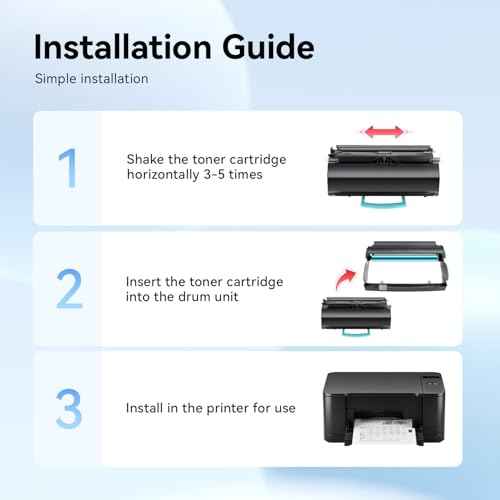 E260X22G Imaging Unit (Not Toner) High Yield Replacement for Lexmark E260X22G Drum Unit Compatible with E260 E360 E460 E462 E260d E260dn E260dt E260dtn E360d E360dn E460d E460dw E462dtn Laser Printer