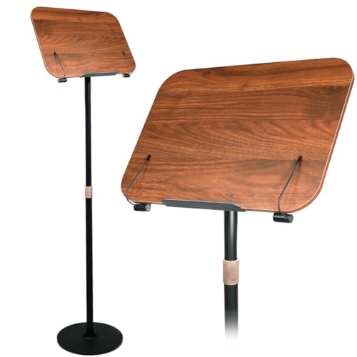 Lectern | Podium Stand | Music Stand | Reading Stand | Height Angle Adjustable Pulpit for Churches Book Holders for Reading | Sheet Music Stand | 360¡Æ | Pulpit | Reading Stand (No Tray)