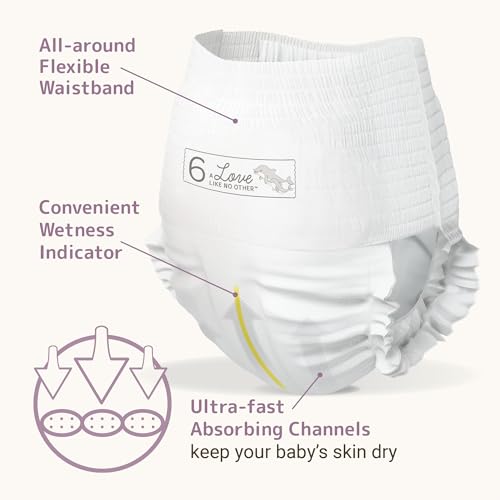 Bambo Nature Hypoallergenic Training Pants, Eco-Labelled Training Pants, Totally Chlorine-Free, Skin Friendly - Size 6 (95 Count)