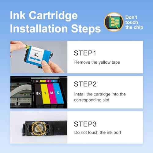 212XL Ink T212XL High Capacity for Epson 212 Ink Cartridges Remanufactured for Epson 212XL Ink Cartridges Combo Pack for Workforce XP-4100 XP-4105 WF-2830 WF-2850 Printer New Upgraded Chips (5-Pack)
