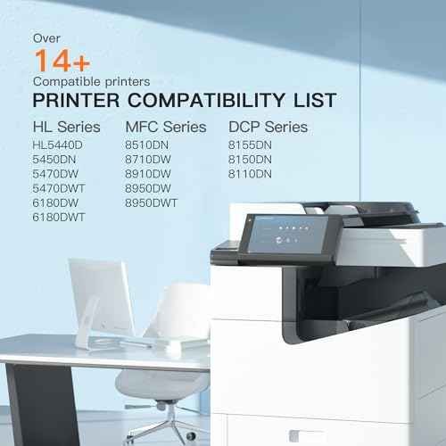 E-Z Ink Compatible Toner Cartridge Replacement for Brother TN750 TN-750 TN720 TN-720 to Use with HL-5450DN HL-5470DW HL-6180DW MFC-8710DW MFC-8910DW MFC-8950DW (Black, High Yield, 2-Pack)