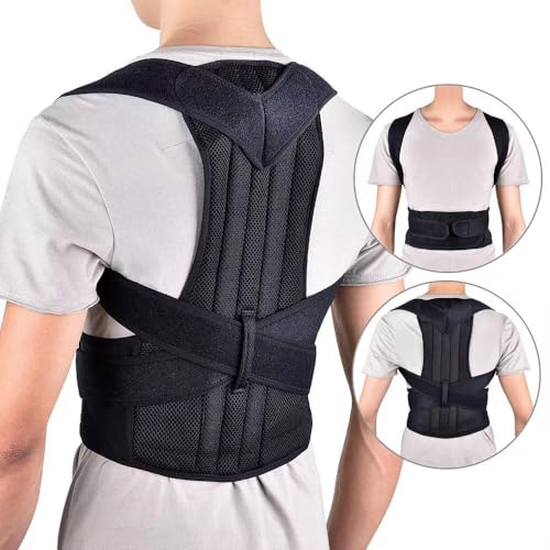 Posture Corrector for Women and Men,Preventing Hunchback Upper Back Brace, Adjustable Back Straightener for Providing Pain Relief From Neck,Shoulder Posture Brace (XX-Large)