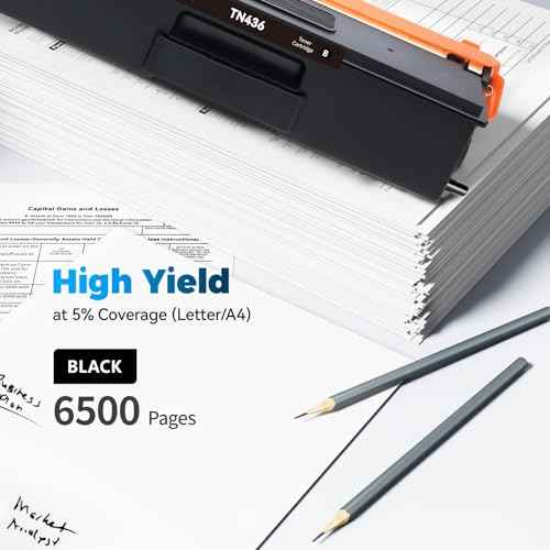 Compatible Toner Cartridge Replacement for Brother TN436 TN433 TN431 TN436BK Compatible for Brother HL-L8260CDW HL-L8360CDW MFC-L8610CDW MFC-L8690CDW MFC-L8900CDW MFCL9570CDW Printer (2-Pack)