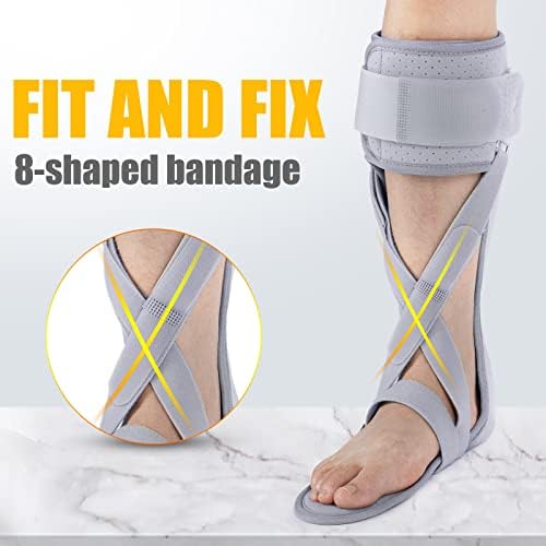 AFO Foot Drop Brace Ankle Foot Orthosis Medical Afo Walking with Shoes for Stroke Hemiplegia (XL-Right)