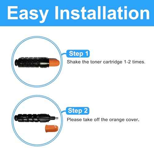 LCL Compatible Toner Cartridge Replacement for Canon GPR-39 GPR39 2787B003AA 1730 1730 1730IF 1740 1740IF 1750 1750IF (2-Pack Black)