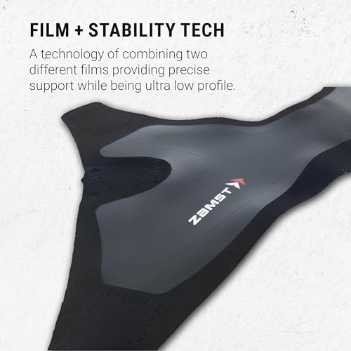 Zamst Filmista Ankle - Ultra-Thin Ankle Brace for Sport, Stabilizing Ankle Support for Men and Women - Right, Small