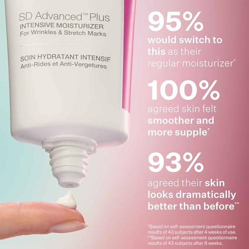 StriVectin SD Advanced Plus Intensive Moisturizer for Wrinkles and Stretchmarks, for Face and Body, Collagen Boosting with Peptides and Hyaluronic Acid, 4 Fl Oz (Pack of 1)