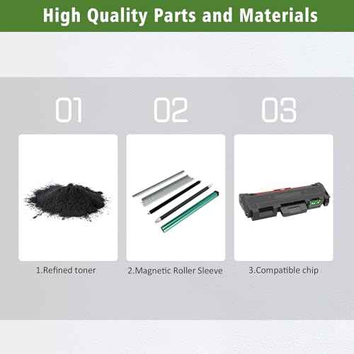 B205 B210 B215 Compatible Toner Cartridges 2 Blacks High Capacity 3000 Pages for Xerox B215DNI B205DNI B210DNI Printer 106R04347