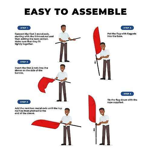 Bbq 1 Feather Flag(11.5feetX2.5feet) by DreamController | Outdoor Business Advertising Tall Flag | Weather-Resistant Knitted Swooper Flag | Made in USA | HD Print (Flag Only)