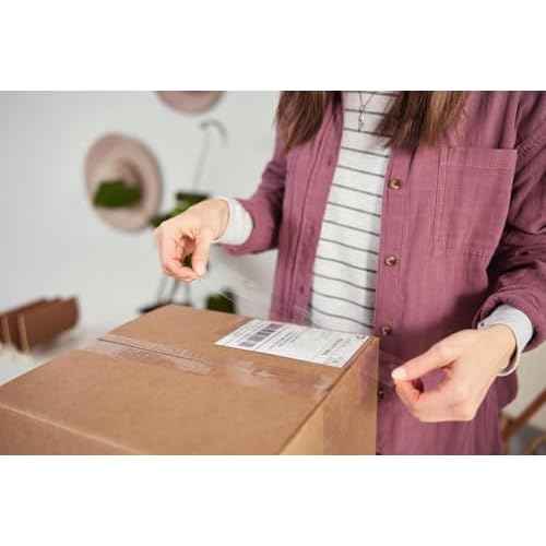 Duck HD Clear Extra Long Packing Tape - 6 Rolls of Strong Heavy Duty Packing Tape Refills for Shipping and Moving, Boxes and Packaging ? 1.88 In. x 109 Yards - 3" Core - Clear (287975)