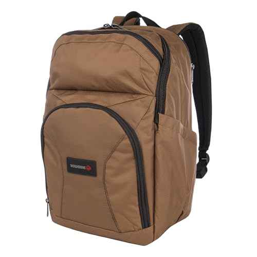 Wolverine 33L Backpack with Large Main, Laptop Compartment and Cooling Straps, Chestnut, One Size