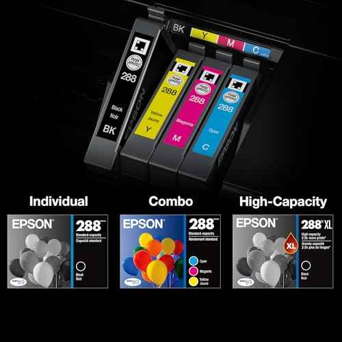 EPSON 288 DURABrite Ultra Ink Standard Capacity Black Dual Cartridge Pack (T288120-D2) Works with Expression XP-330, XP-430, XP-434, XP-340, XP-440, XP-446