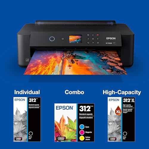 EPSON 312 Claria Photo HD Ink High Capacity Light Magenta Cartridge (T312XL620-S) Works with Expression Photo XP-8500, XP-8600, XP-8700, XP-15000