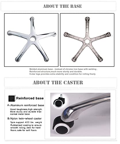 Kaleurrier Saddle Stool Rolling Swivel Height Adjustable with Wheels,Heavy Duty Anti-Fatigue Ergonomic Saddle Chair for Hair Beauty Salon Lab Dental Massage Office Home Kitchen(with Back, Black)