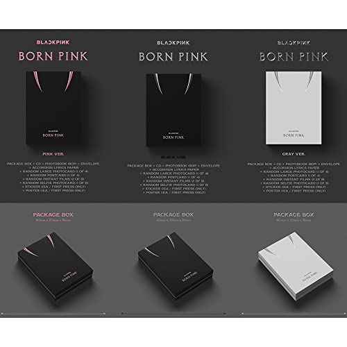 dreamus [ Official store gift ] BORNPINK 2nd ALBUM [BORN PINK] BOX SET [SET ver.] + Pre-order Folded poster (YGP0181)