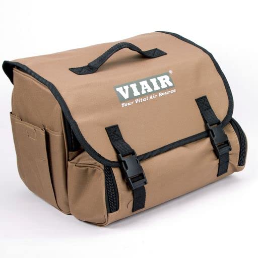 VIAIR 400P - 40045, Automatic Function Portable Compressor Kit, Tire Pump, Truck/SUV Tire Inflator, Silver, For up to 35 Inch Tires