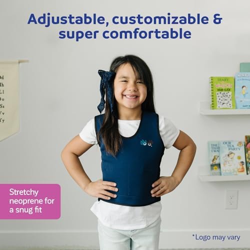 Fun and Function - Red Weighted Compression Vest for Kids & Adults - Calming Sensory Compression Vest for Kids - Weighted Vest for Sensory Needs - Toddlers, Kids, Teens & Adults Sizing