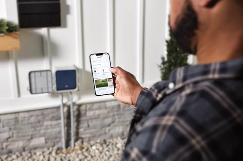 Moen 8-Zone Smart Sprinkler Controller, Wi-Fi Connectible Smart Irrigation System with Automatic Water Timer, WICNT008G1USA